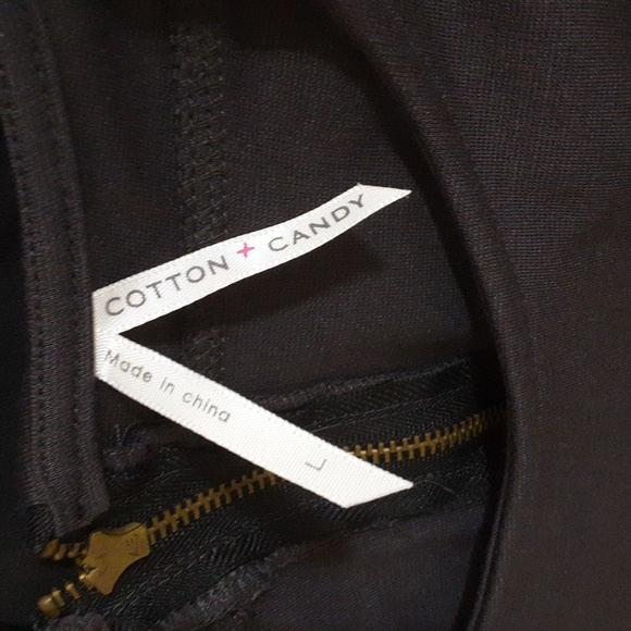 Cotton+ Candy Elegant Gray Shift  Dress Mini Stretch Gunge Festival Rodeo L Y2k - Picture 6 of 8